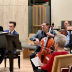Scholar in Residence Weekend 2024 - Elad Kabilio playing cello accompanied by pianist