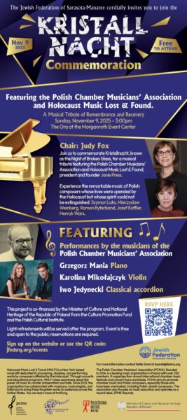 poster for Kristall Nacht Commemoration