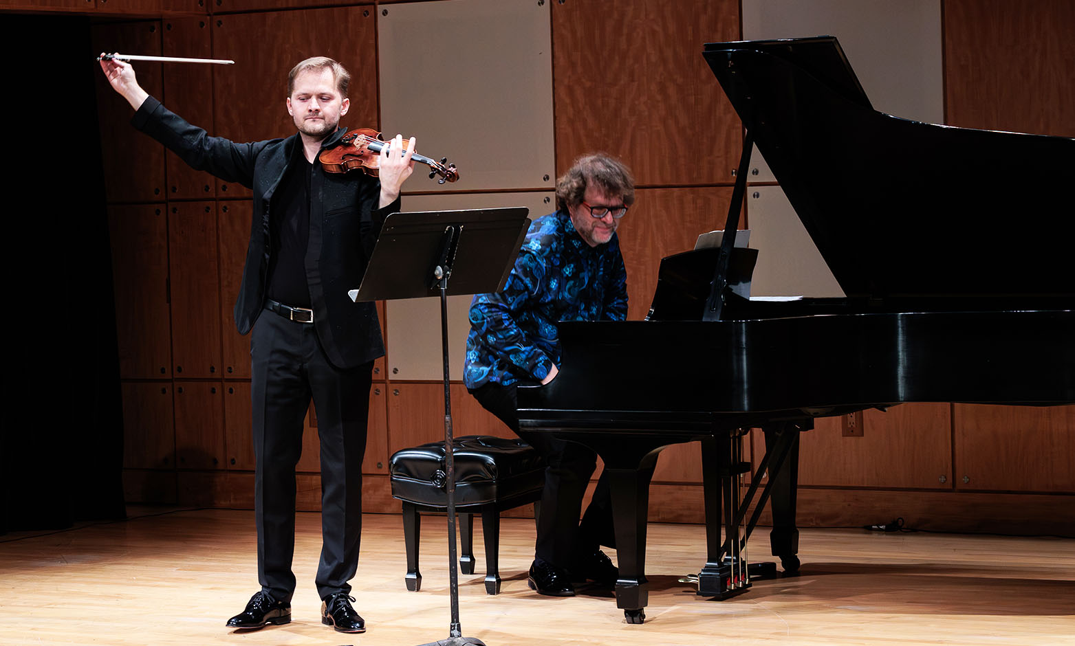 Pianist, Marcin Sikorski; Violinist, Jaroslaw Nadrzycki