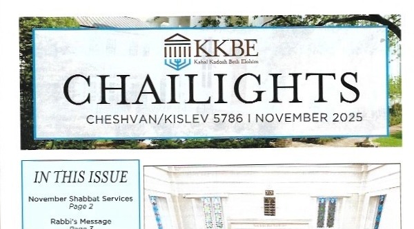 header of cover page of KKBE Chailights | November 2025